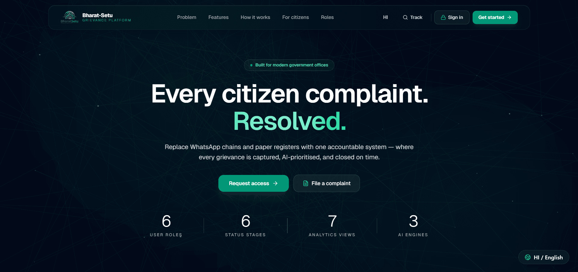 BharatSetu: Political CRM for Government Offices